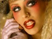 Aguilera in the music video for 