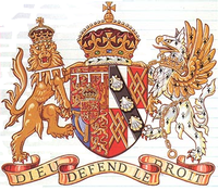 The arms of Diana during her marriage